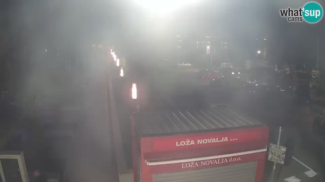 Web kamera Novalja – Obala Petra Krešimira IV