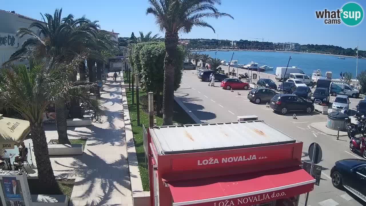 Webcam live Novalja – Obala Petra Krešimira IV