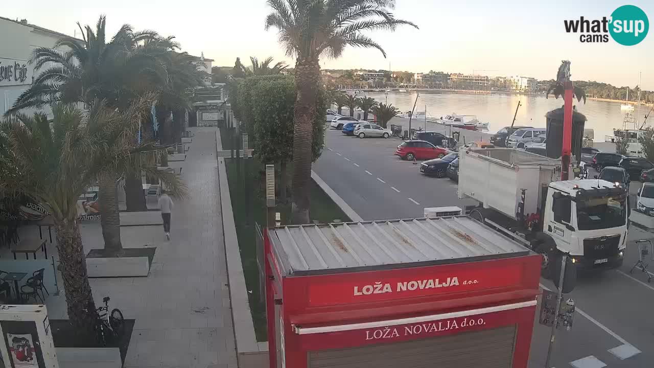 Live cam Novalja – Obala Petra Krešimira IV