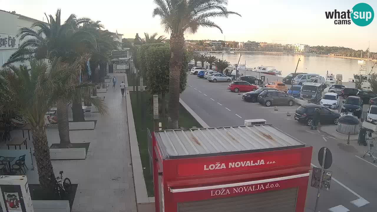 Camera en diecto Novalja – Obala Petra Krešimira IV
