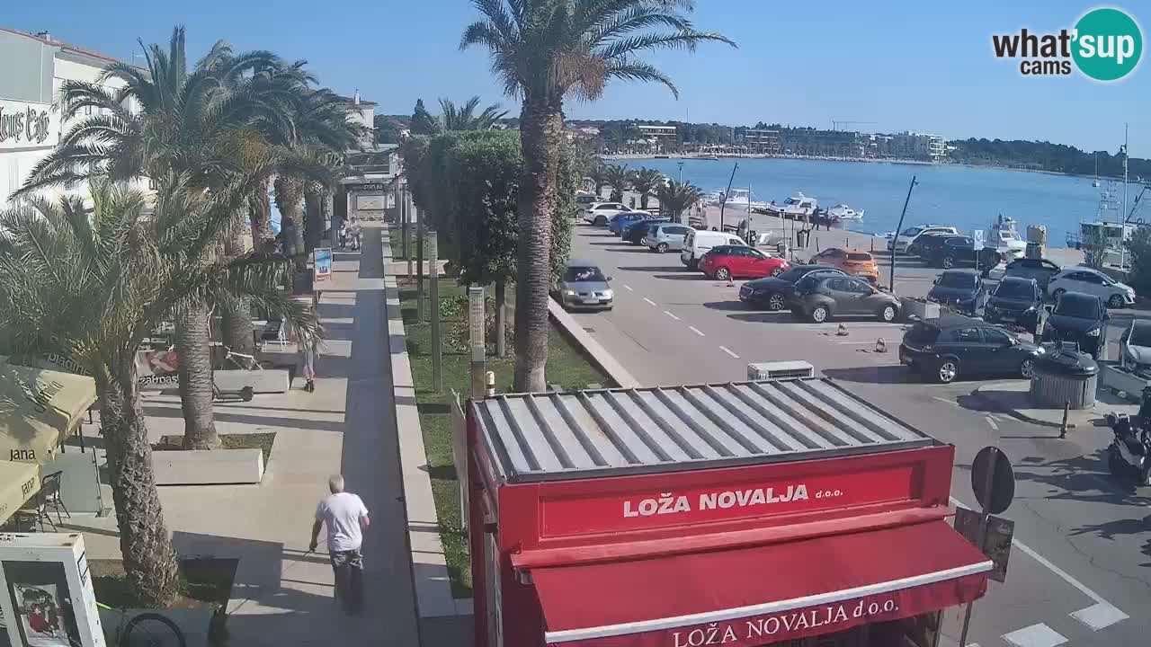 Webcam live Novalja – Obala Petra Krešimira IV