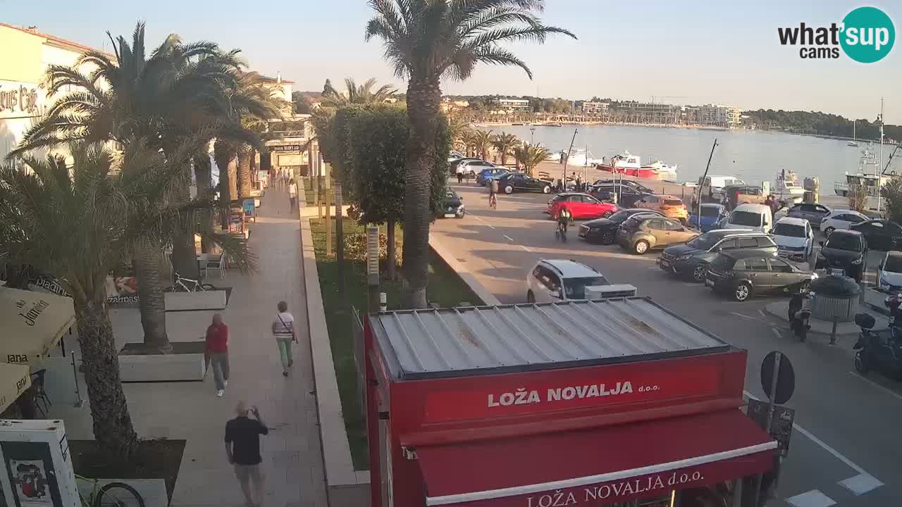 Webcam live Novalja – Obala Petra Krešimira IV