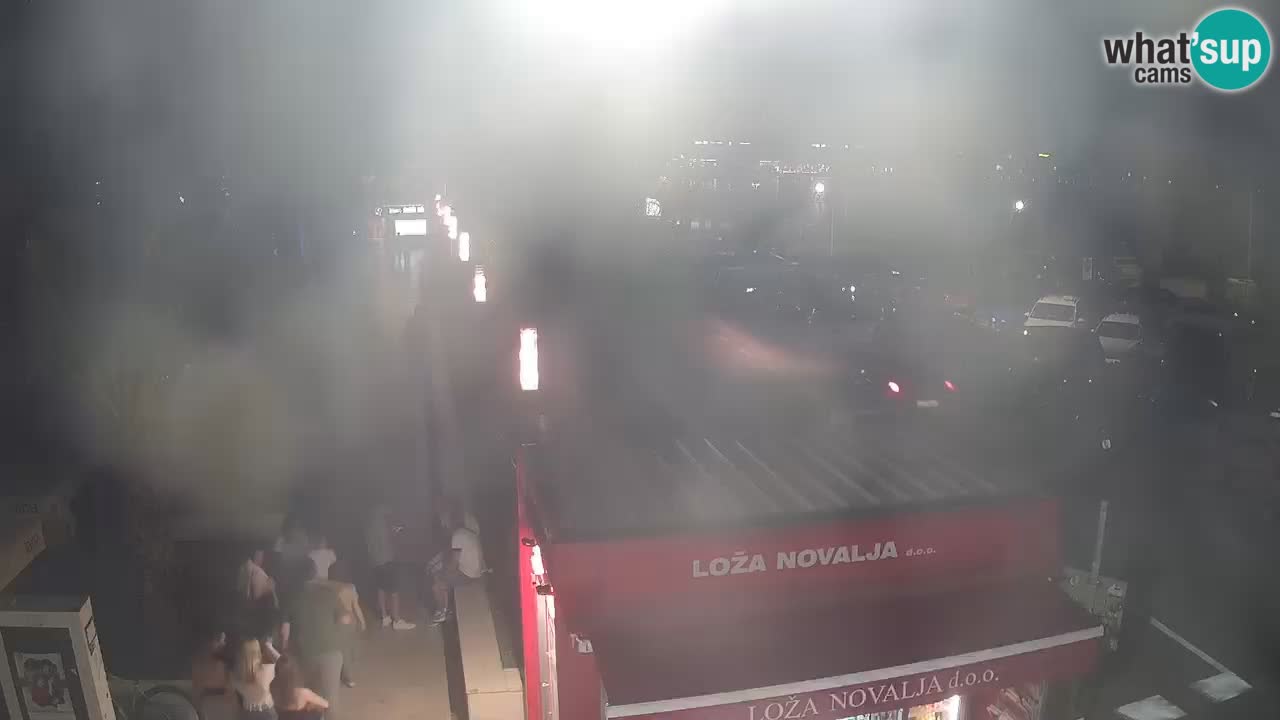 Live cam Novalja – Obala Petra Krešimira IV