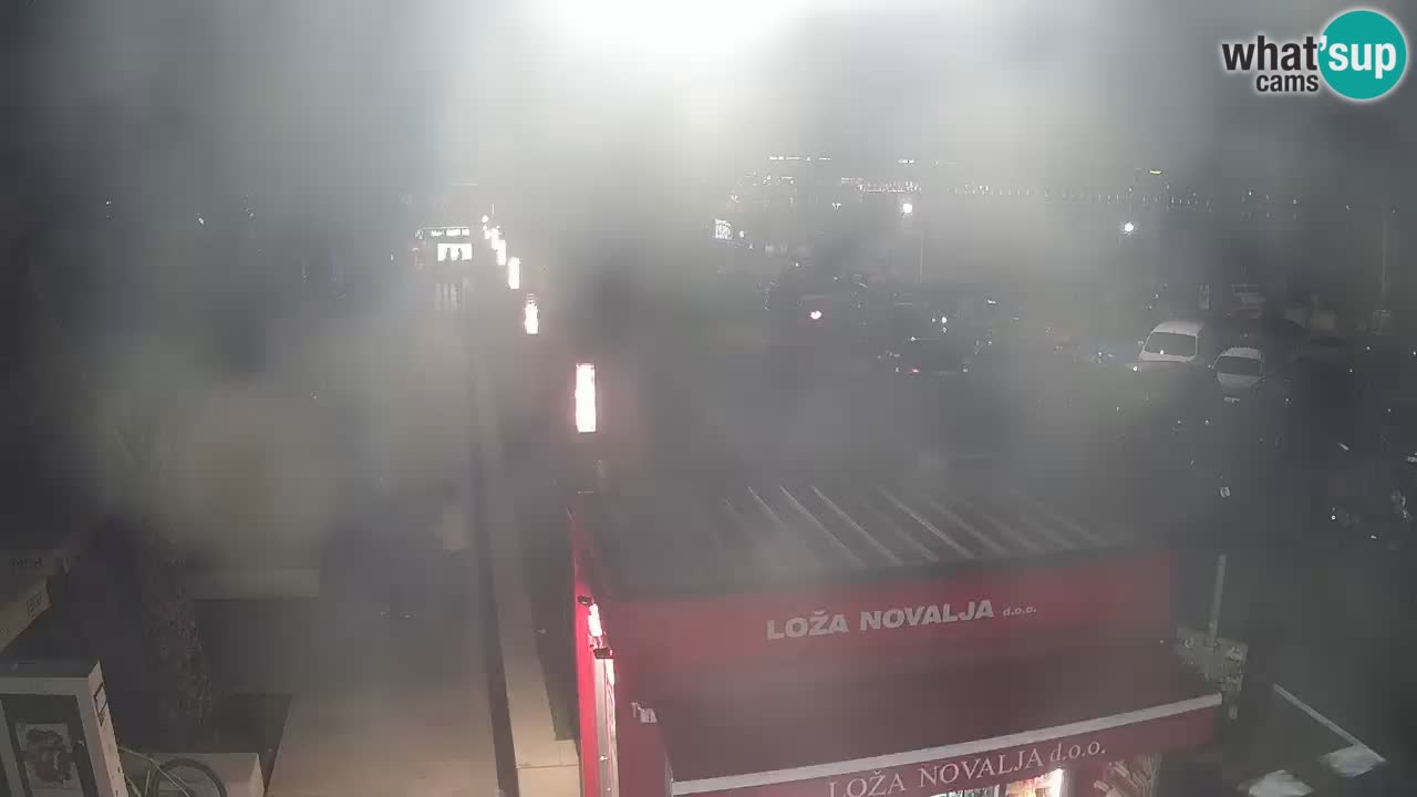 Webcam live Novalja – Obala Petra Krešimira IV