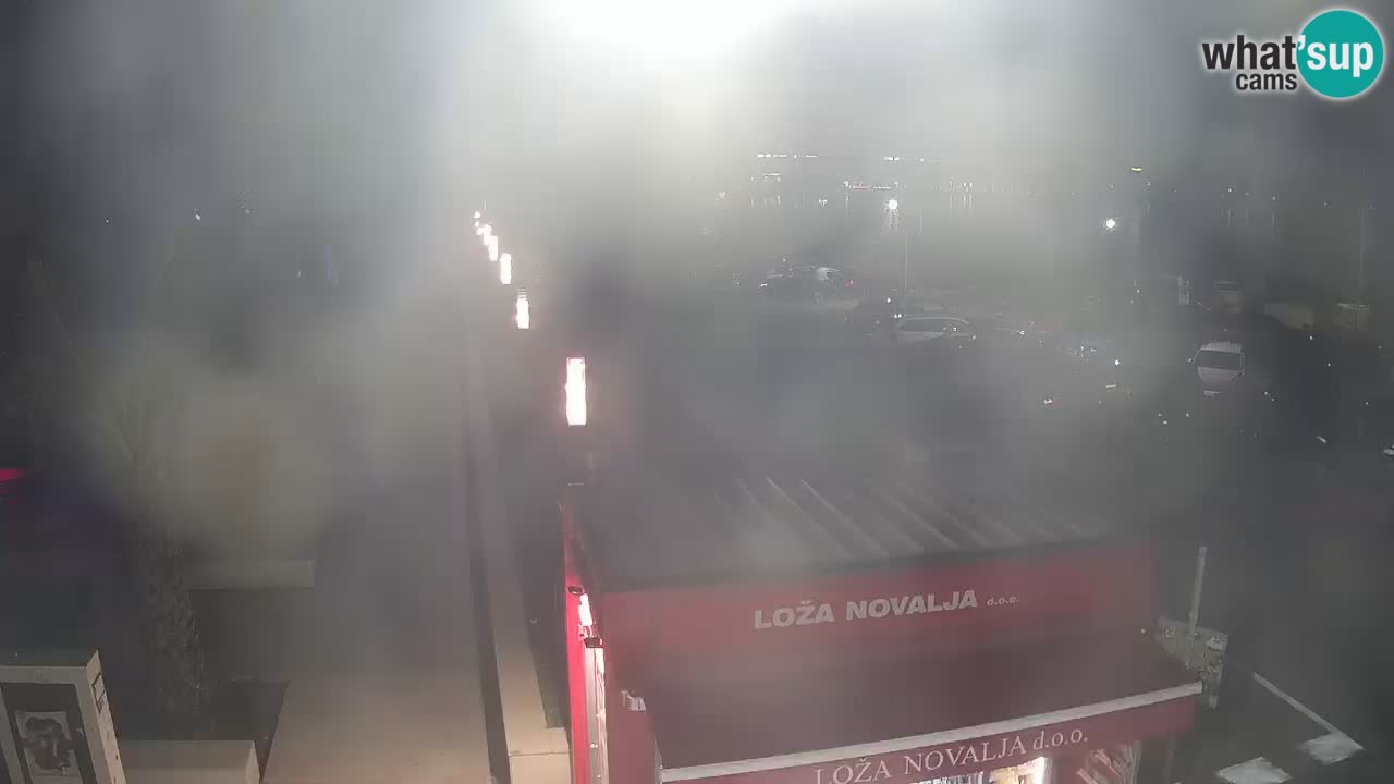 Webcam live Novalja – Obala Petra Krešimira IV