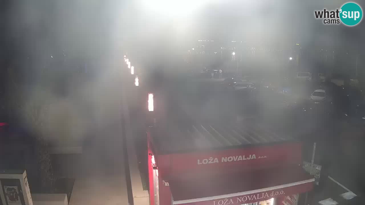 Camera en diecto Novalja – Obala Petra Krešimira IV