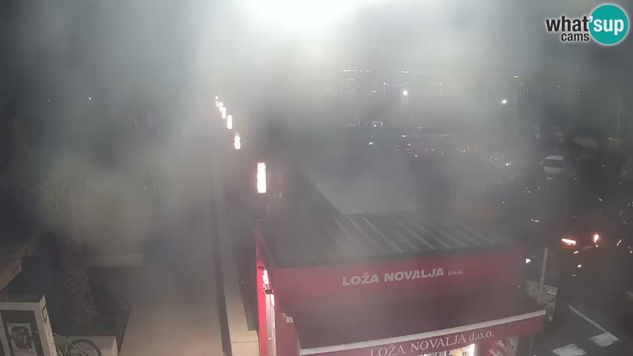 Live cam Novalja – Obala Petra Krešimira IV