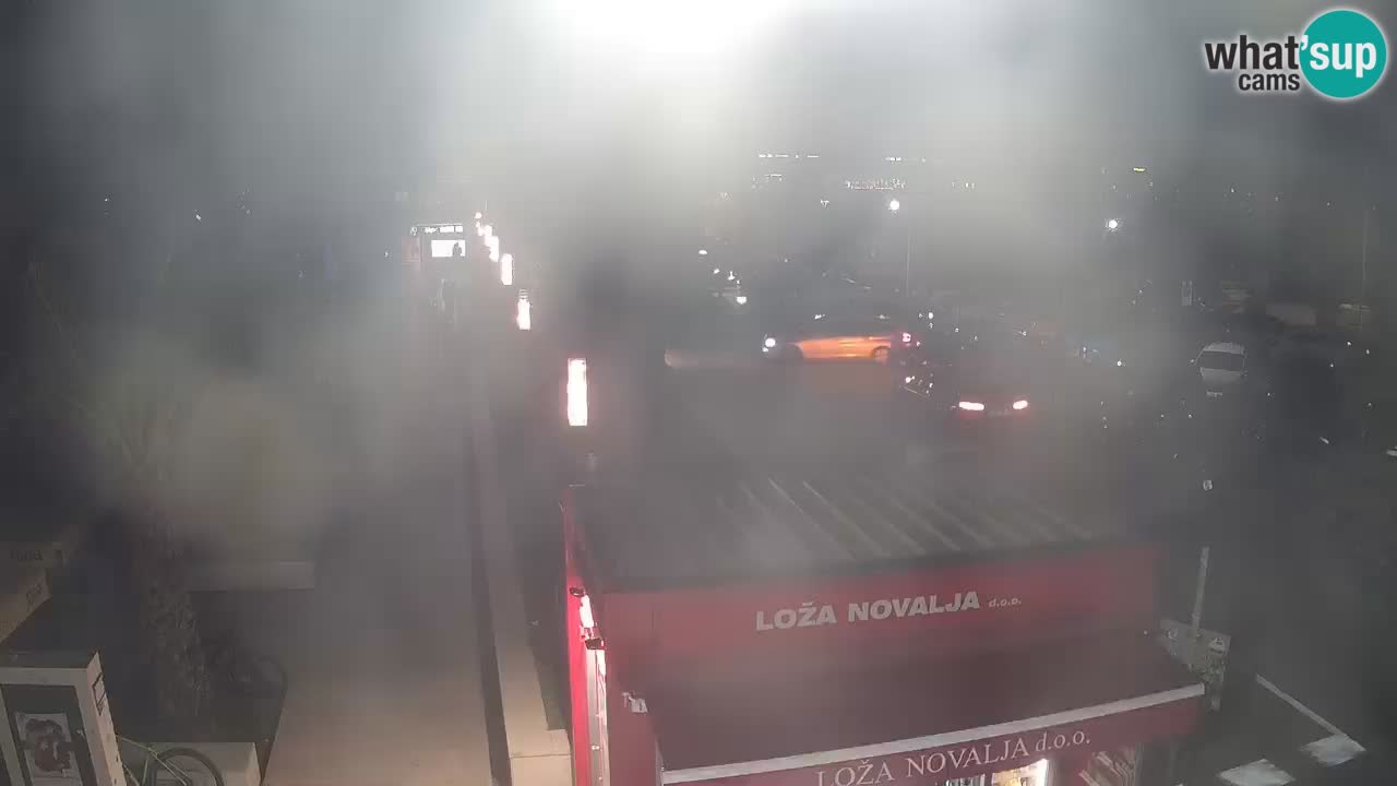 Webcam live Novalja – Obala Petra Krešimira IV