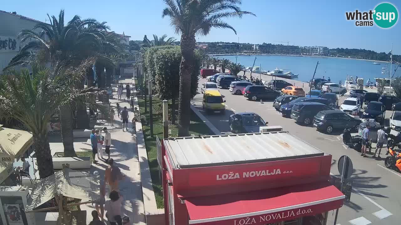 Webcam Novalja – Obala Petra Krešimira IV