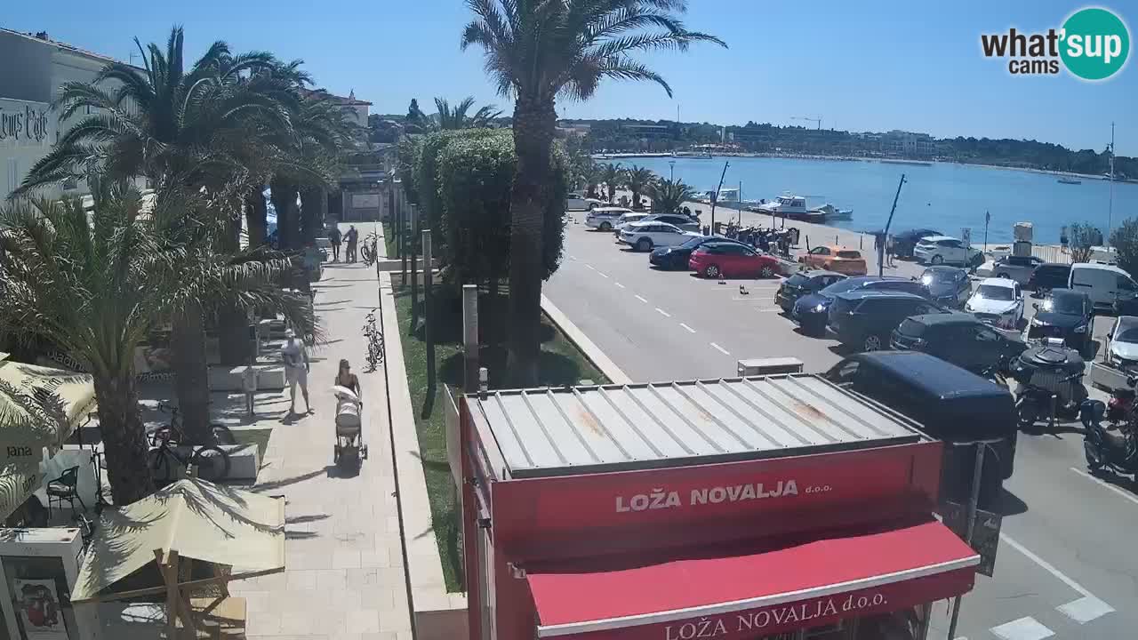 Webcam live Novalja – Obala Petra Krešimira IV