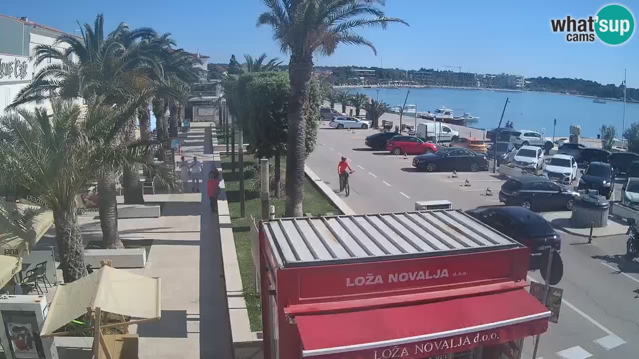 Live cam Novalja – Obala Petra Krešimira IV