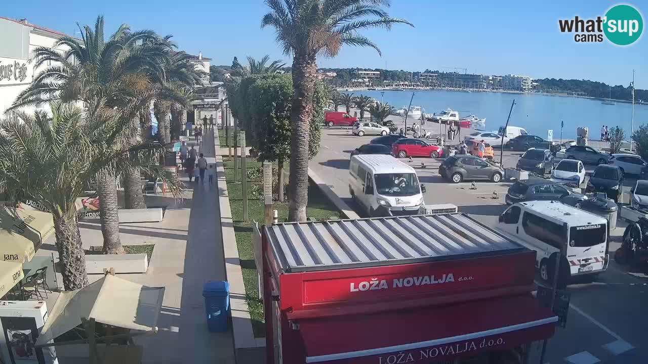 Webcam live Novalja – Obala Petra Krešimira IV