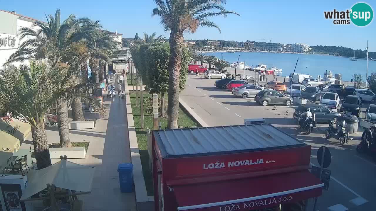 Webcam live Novalja – Obala Petra Krešimira IV