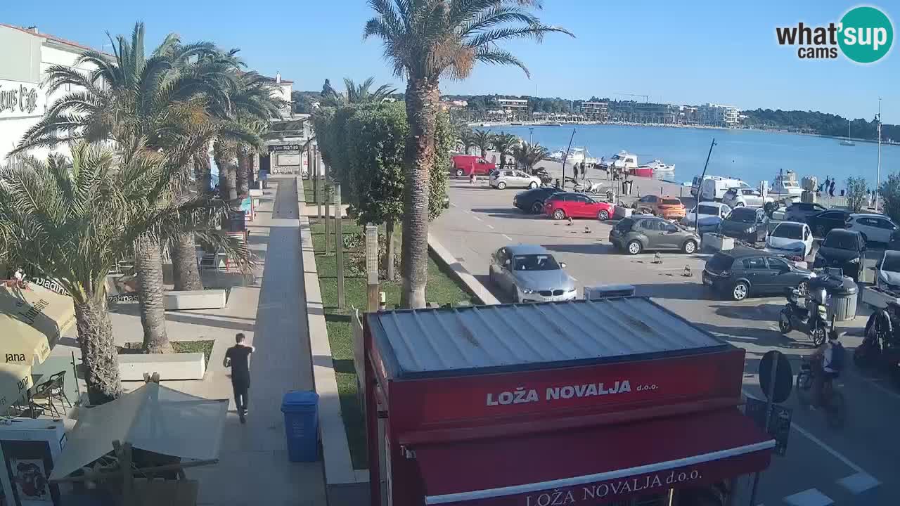 Webcam live Novalja – Obala Petra Krešimira IV