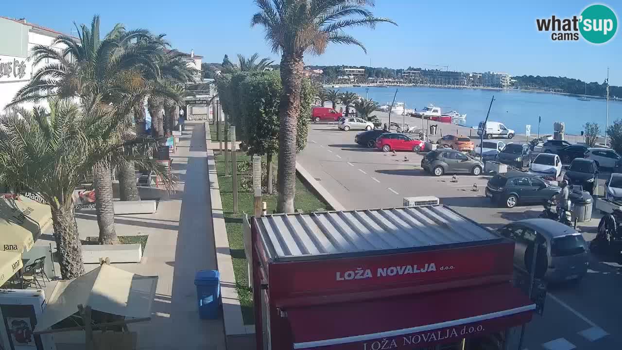 Web kamera Novalja – Obala Petra Krešimira IV