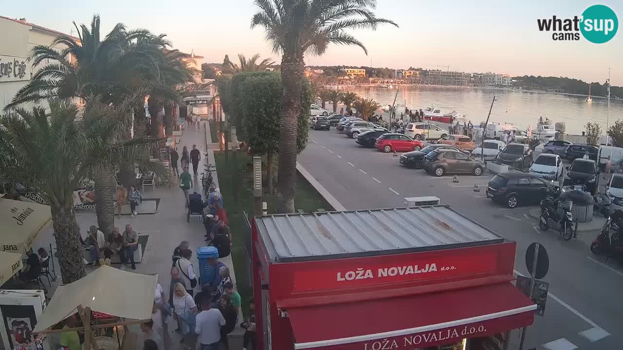 Live cam Novalja – Obala Petra Krešimira IV