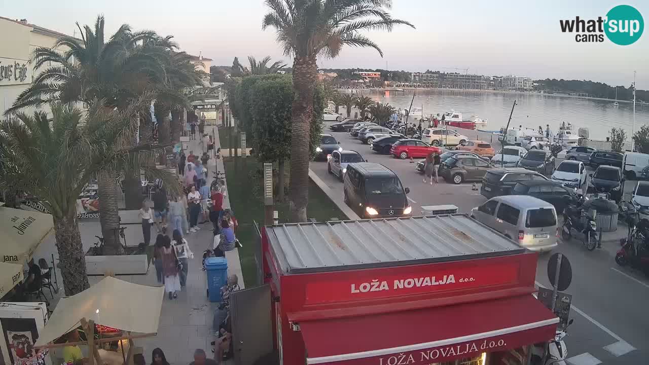 Live cam Novalja – Obala Petra Krešimira IV