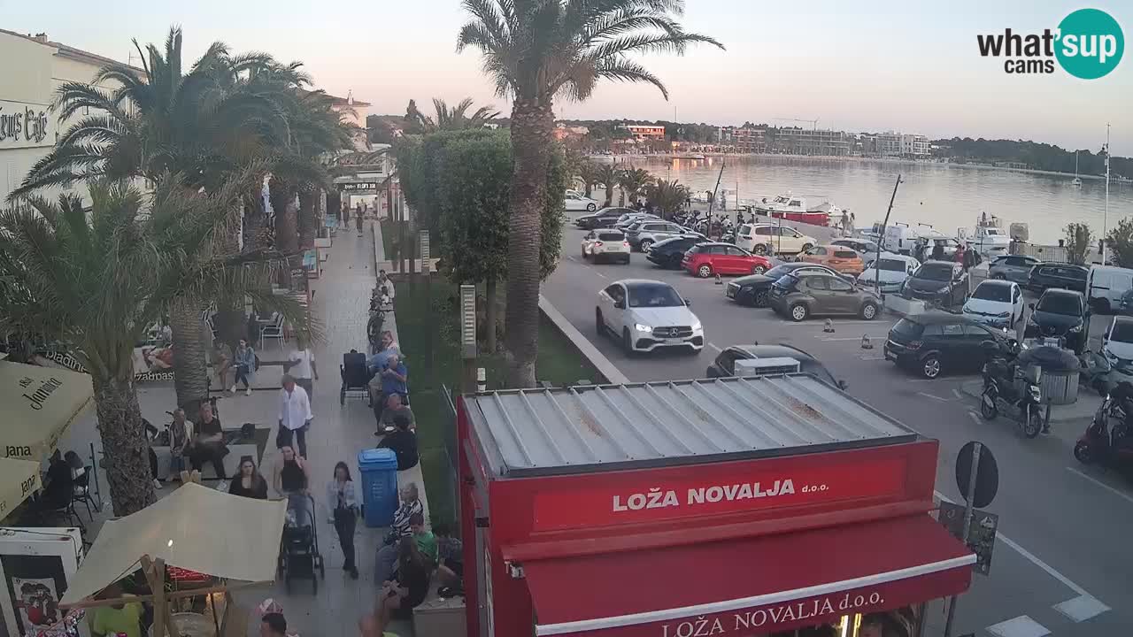 Camera en diecto Novalja – Obala Petra Krešimira IV