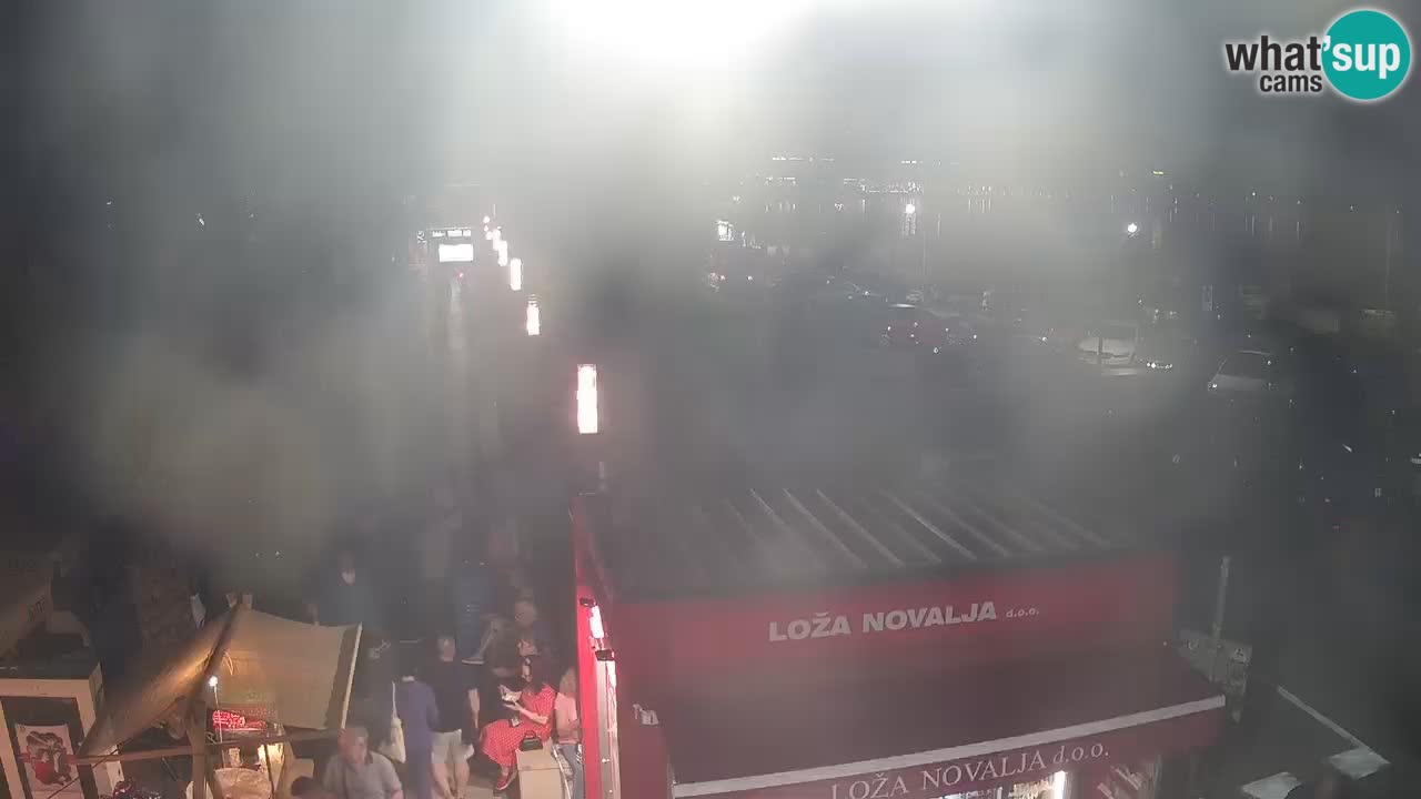 Webcam Novalja – Obala Petra Krešimira IV