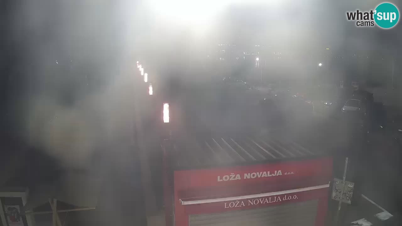 Camera en diecto Novalja – Obala Petra Krešimira IV