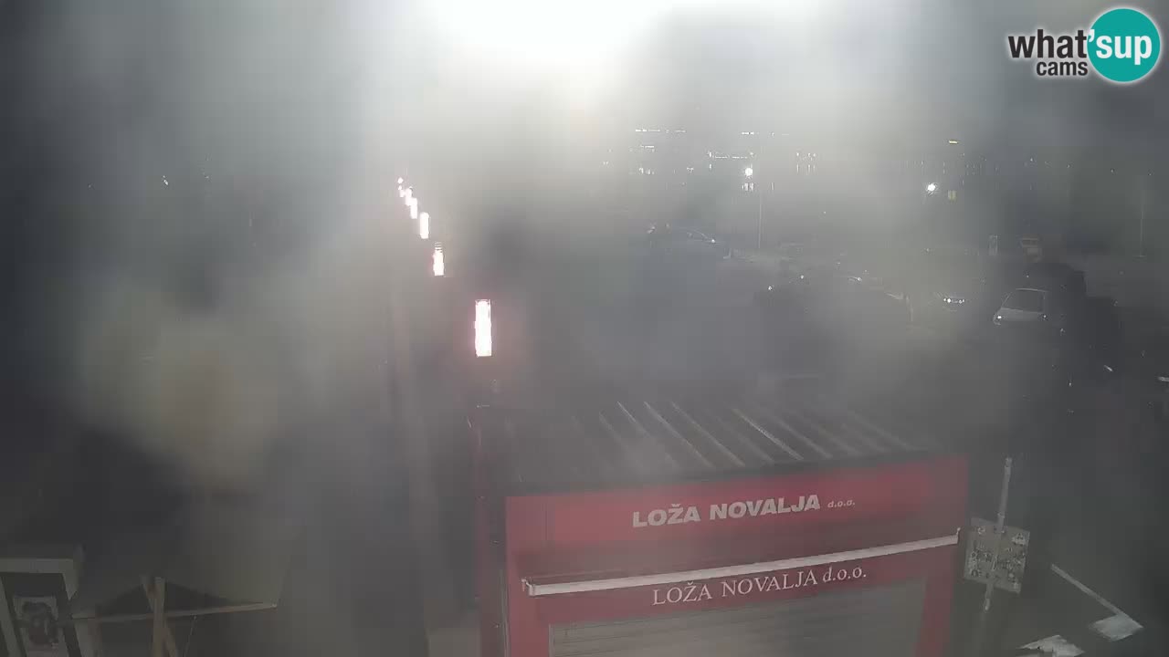 Webcam live Novalja – Obala Petra Krešimira IV