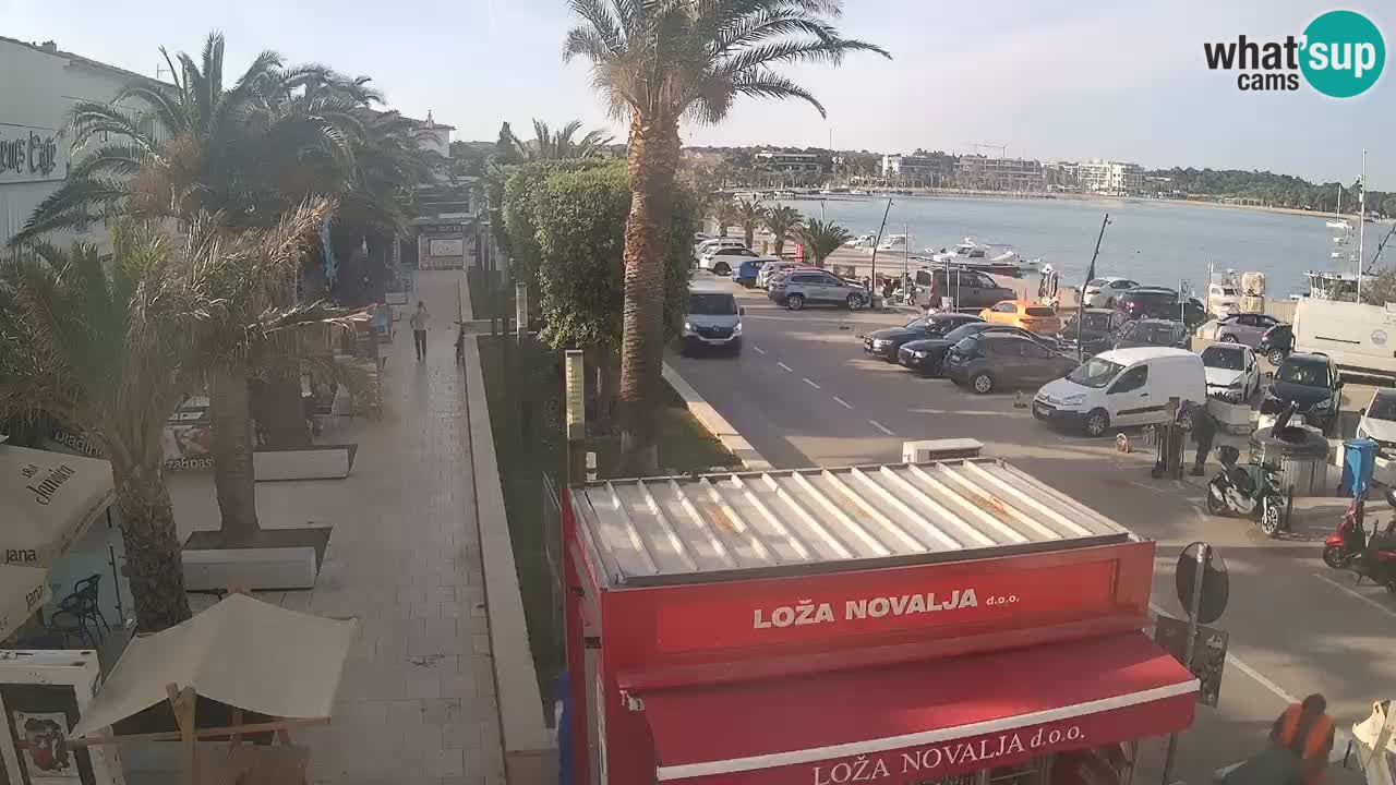 Web kamera Novalja – Obala Petra Krešimira IV
