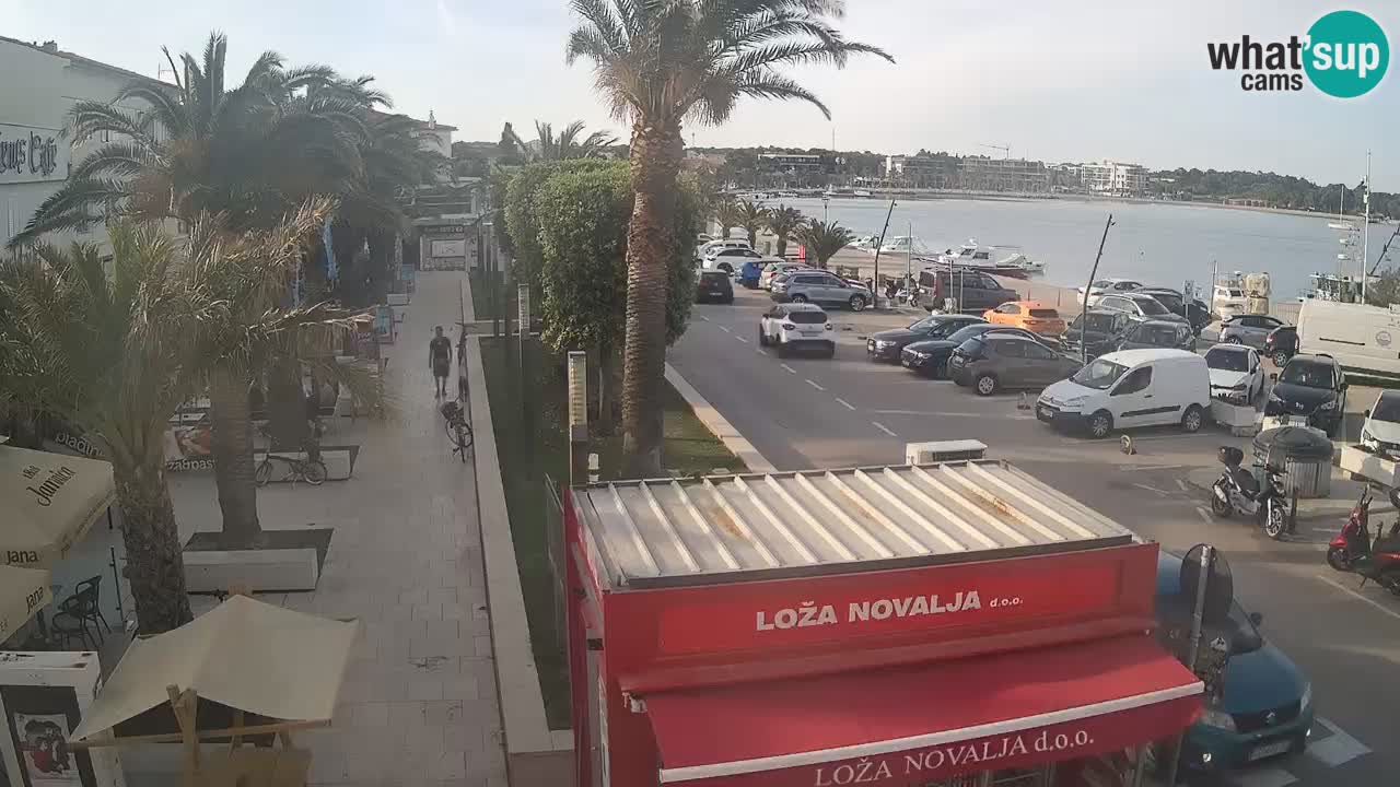 Camera en diecto Novalja – Obala Petra Krešimira IV