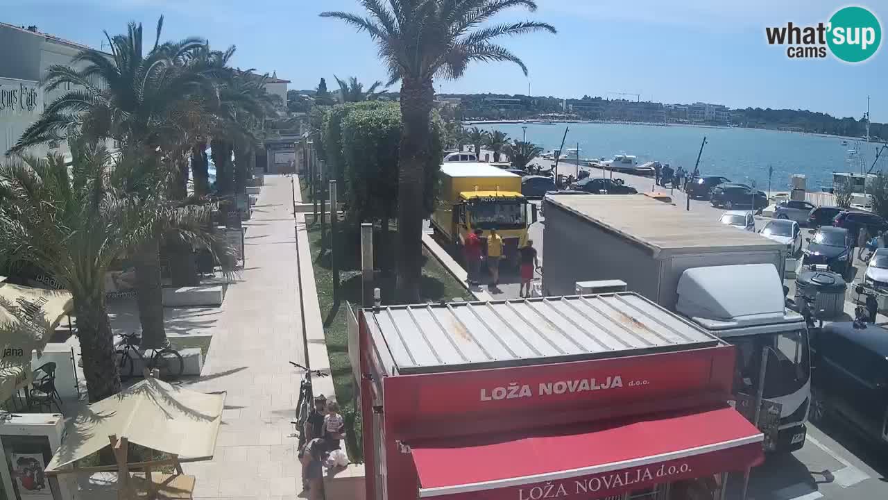 Live cam Novalja – Obala Petra Krešimira IV