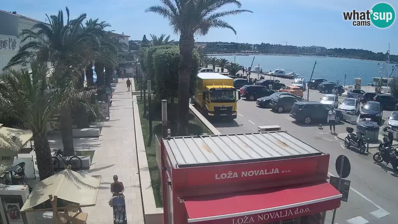 Live cam Novalja – Obala Petra Krešimira IV