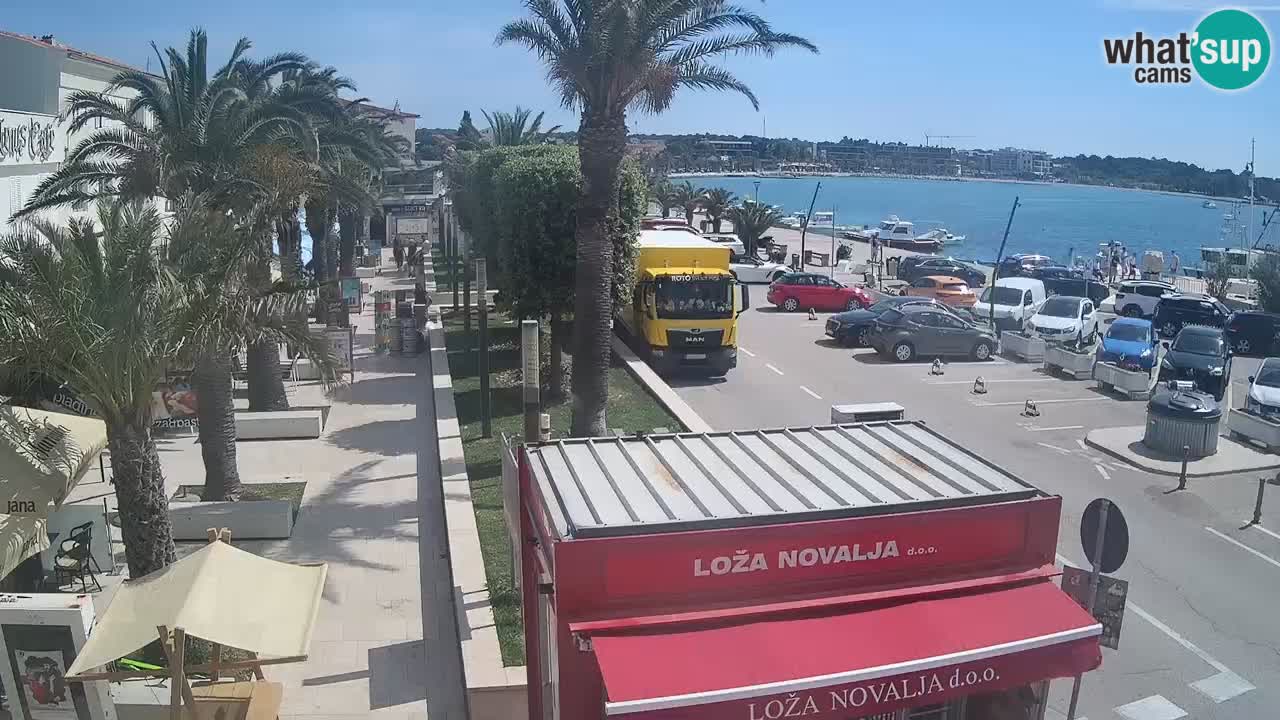 Web kamera Novalja – Obala Petra Krešimira IV