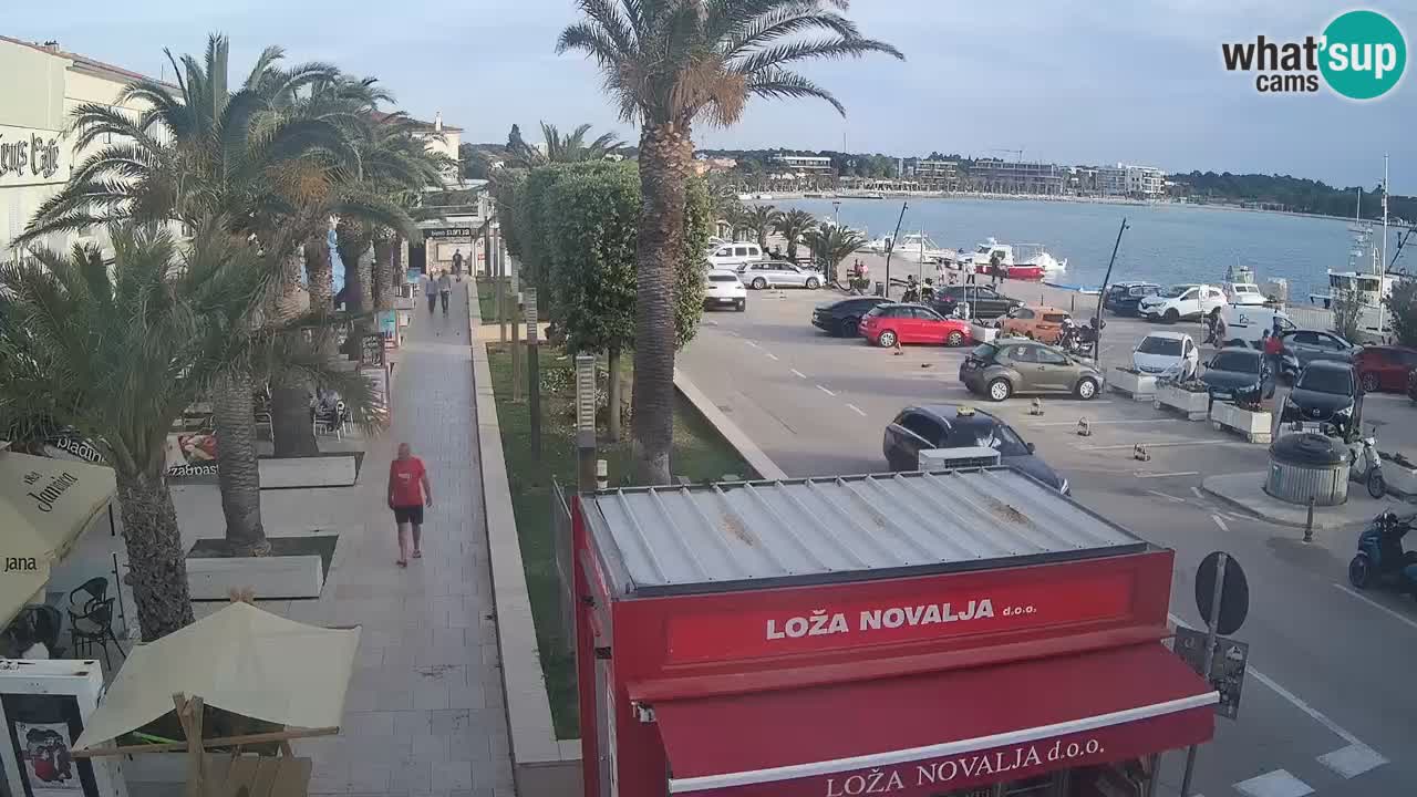 Live cam Novalja – Obala Petra Krešimira IV