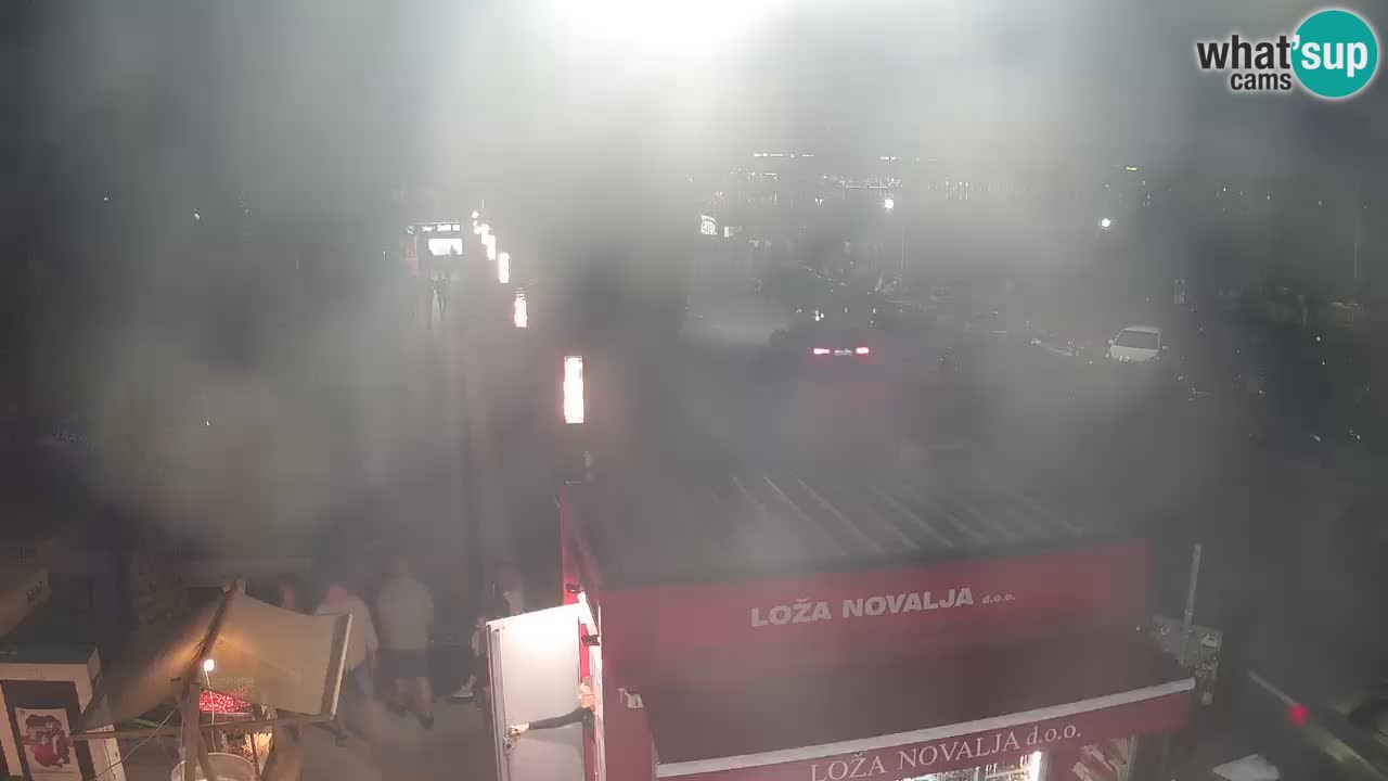 Webcam live Novalja – Obala Petra Krešimira IV