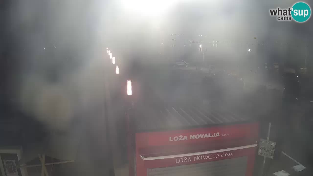 Live cam Novalja – Obala Petra Krešimira IV