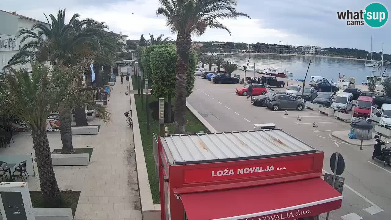 Spletna kamera Novalja – Obala Petra Krešimira IV