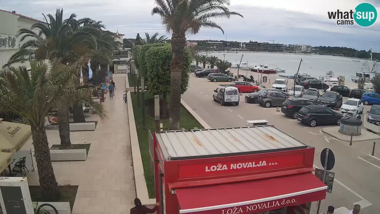 Live cam Novalja – Obala Petra Krešimira IV