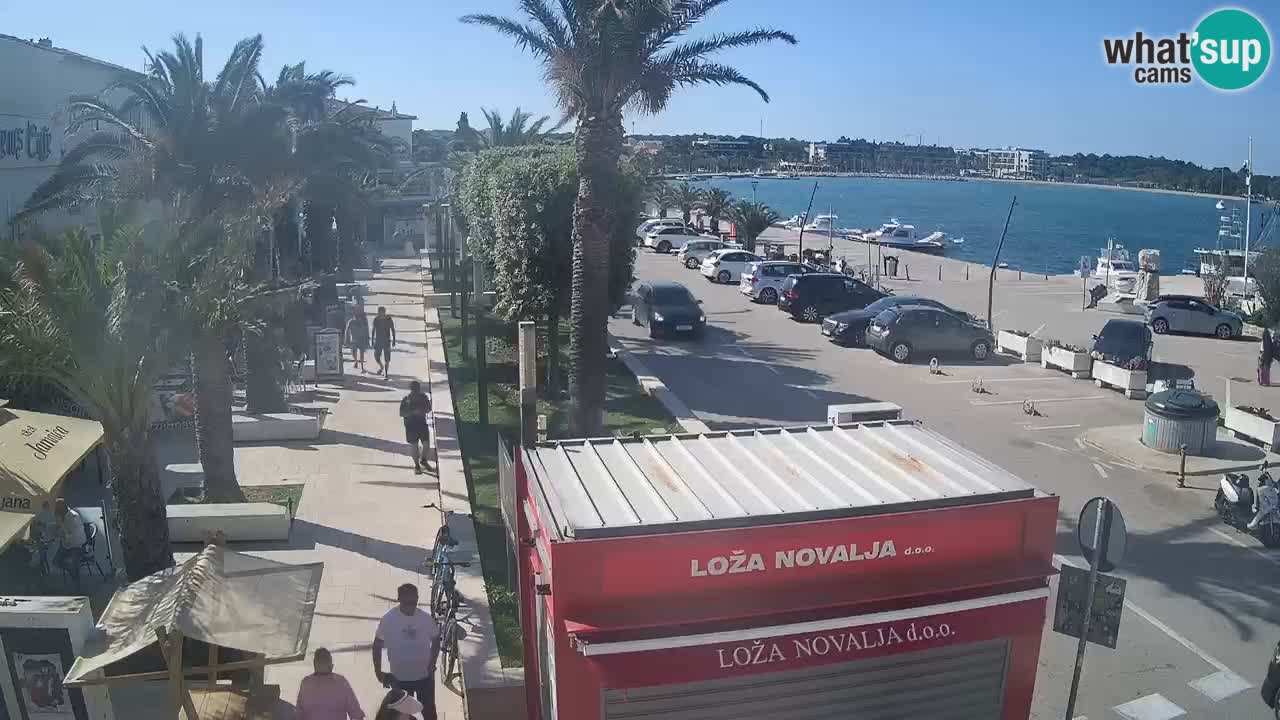 Live cam Novalja – Obala Petra Krešimira IV