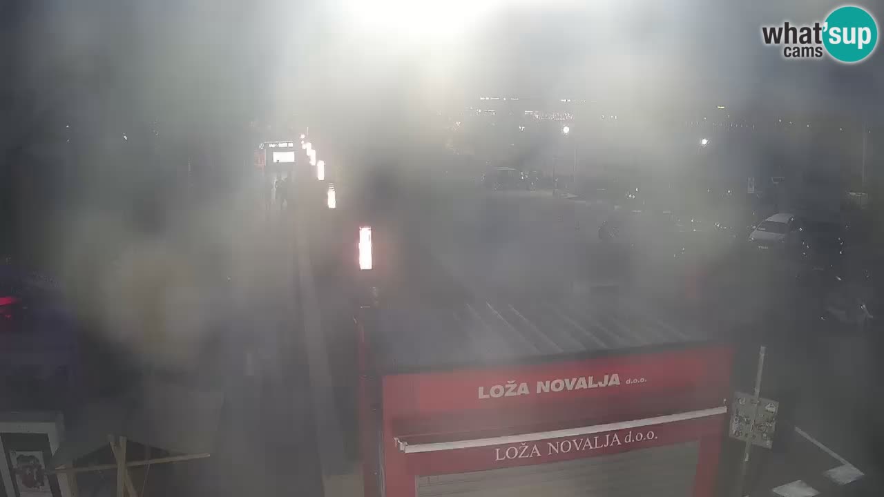 Web kamera Novalja – Obala Petra Krešimira IV