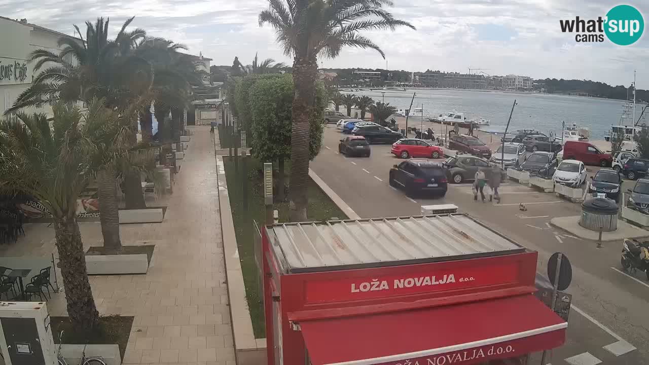 Camera en diecto Novalja – Obala Petra Krešimira IV