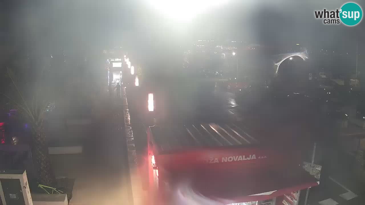 Live cam Novalja – Obala Petra Krešimira IV