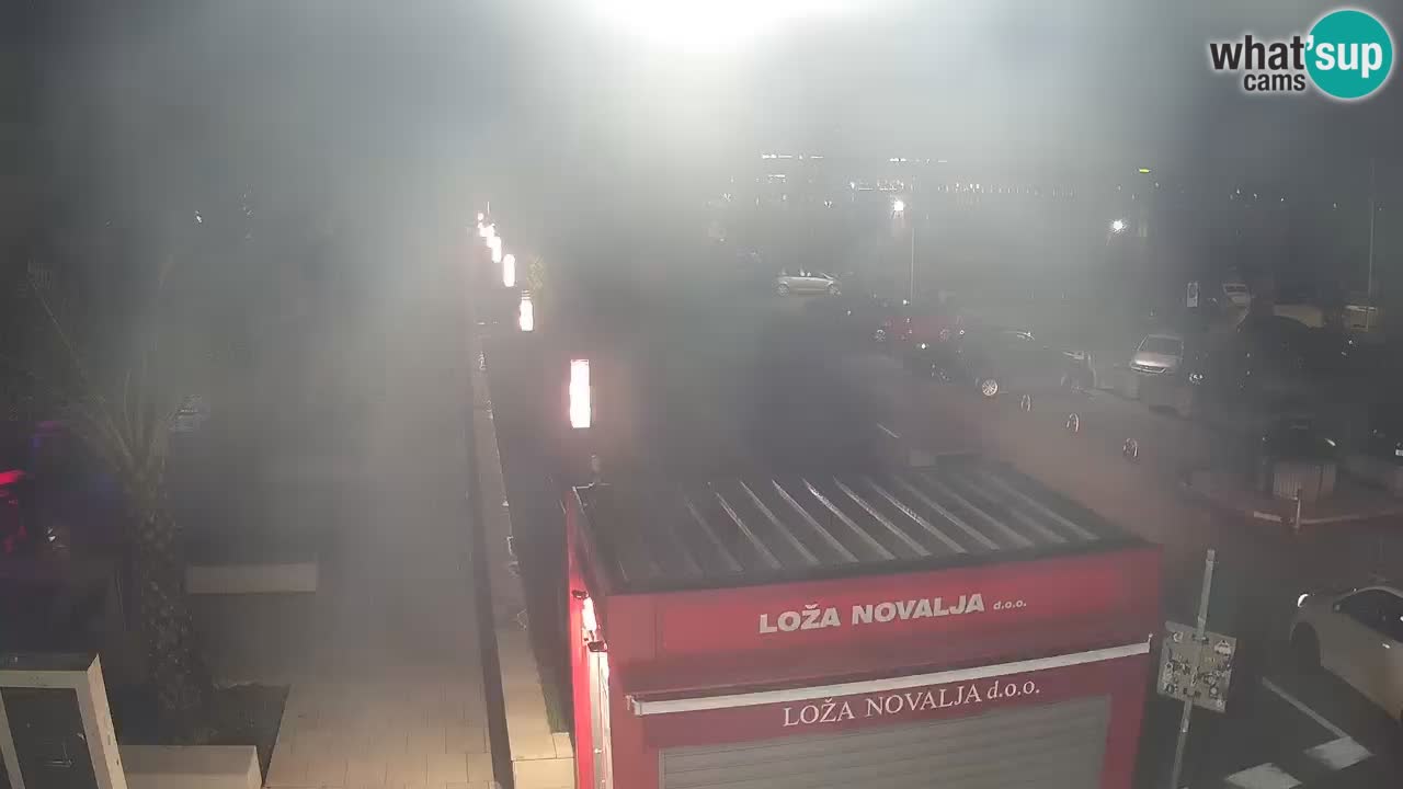 Webcam live Novalja – Obala Petra Krešimira IV