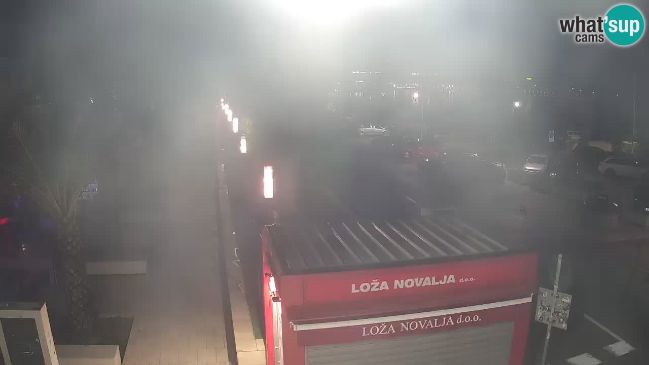 Camera en diecto Novalja – Obala Petra Krešimira IV
