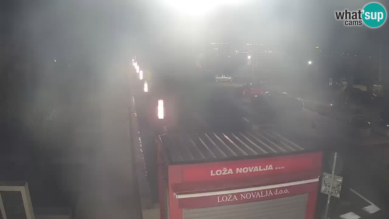 Camera en diecto Novalja – Obala Petra Krešimira IV