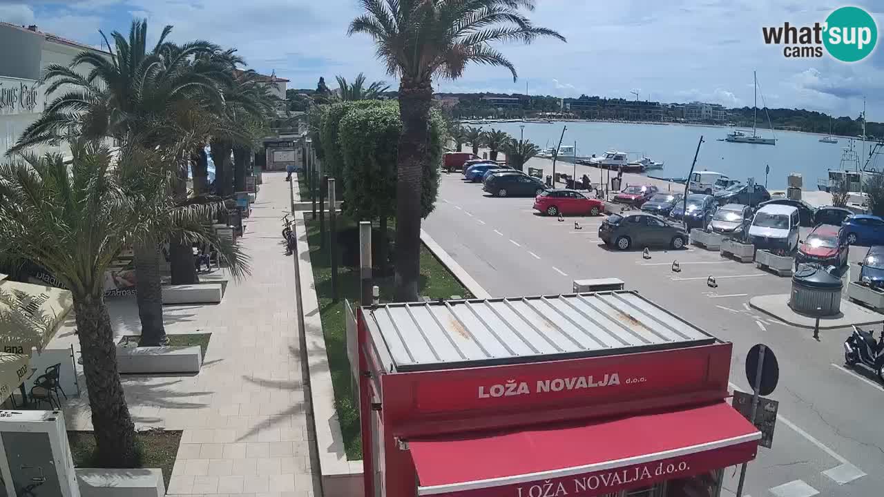 Live cam Novalja – Obala Petra Krešimira IV