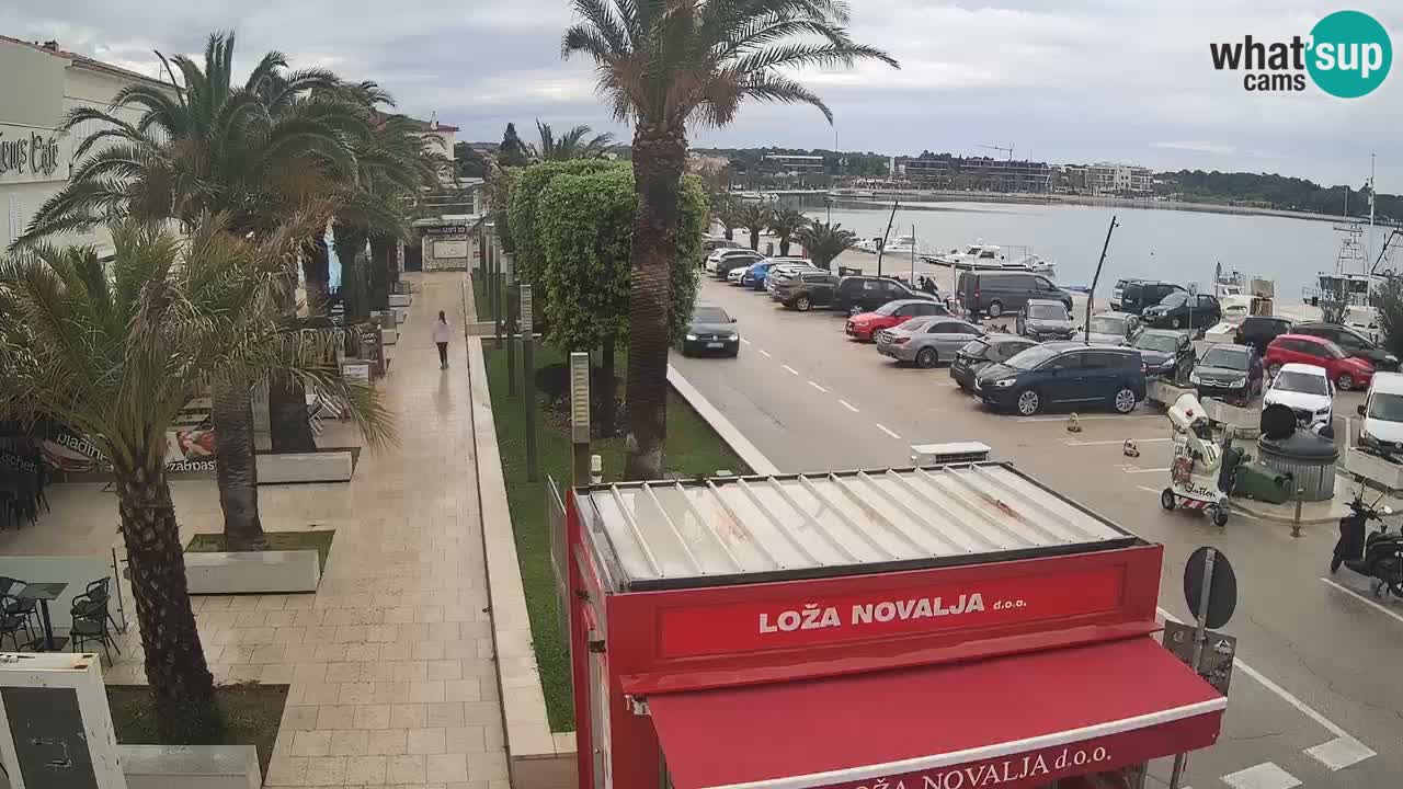 Camera en diecto Novalja – Obala Petra Krešimira IV