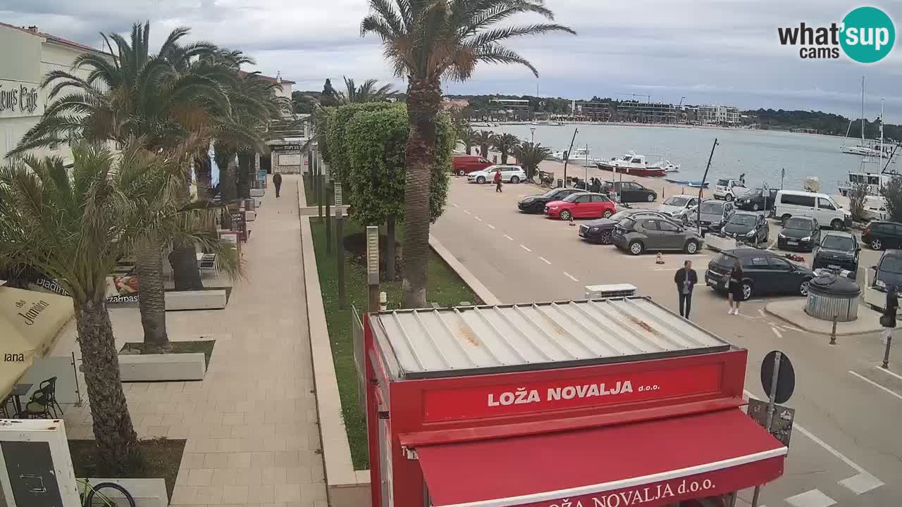 Live cam Novalja – Obala Petra Krešimira IV
