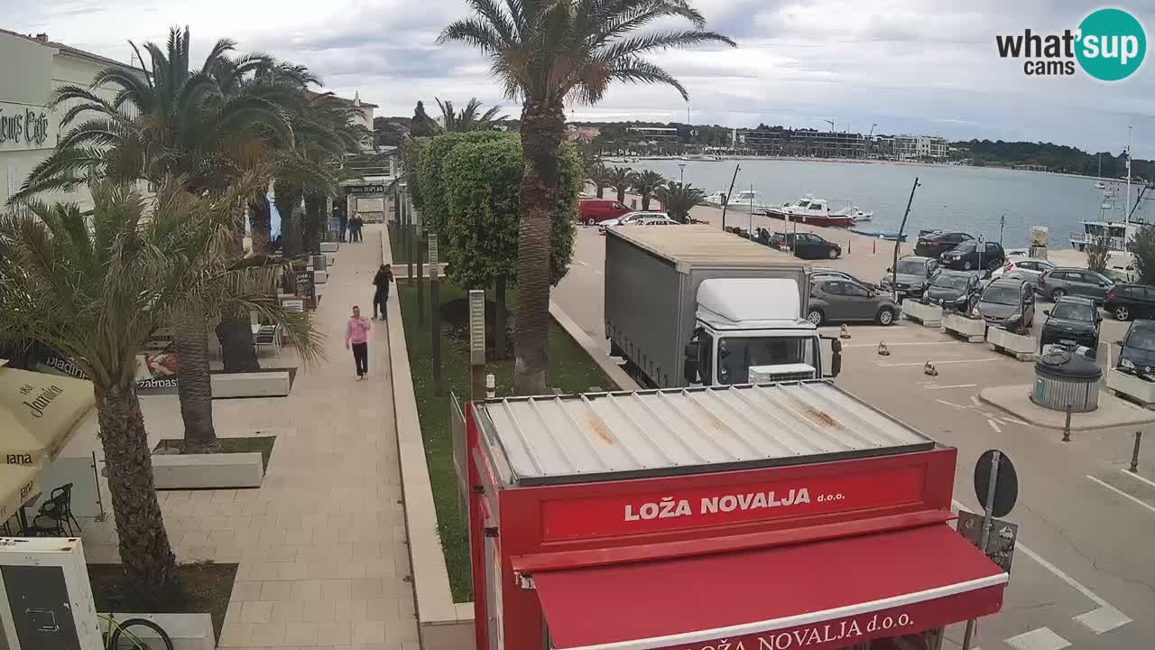 Camera en diecto Novalja – Obala Petra Krešimira IV