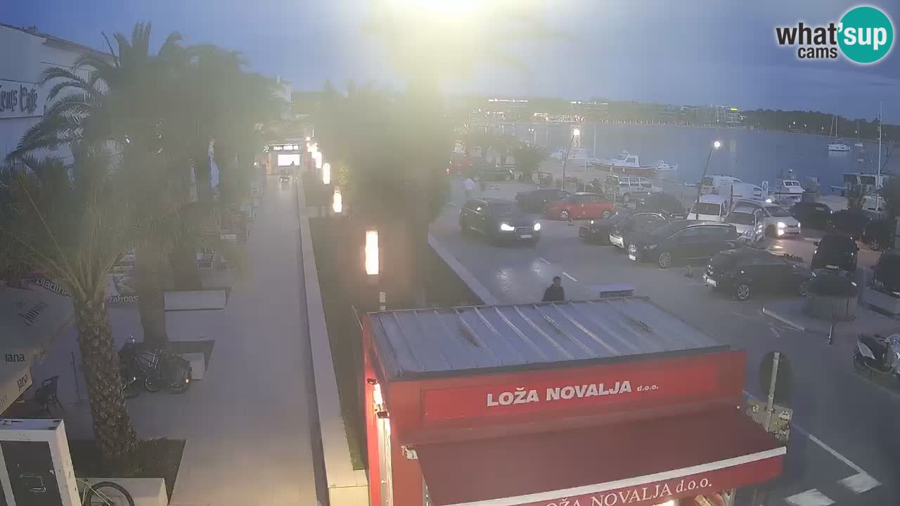 Camera en diecto Novalja – Obala Petra Krešimira IV
