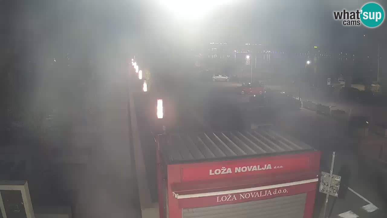 Camera en diecto Novalja – Obala Petra Krešimira IV