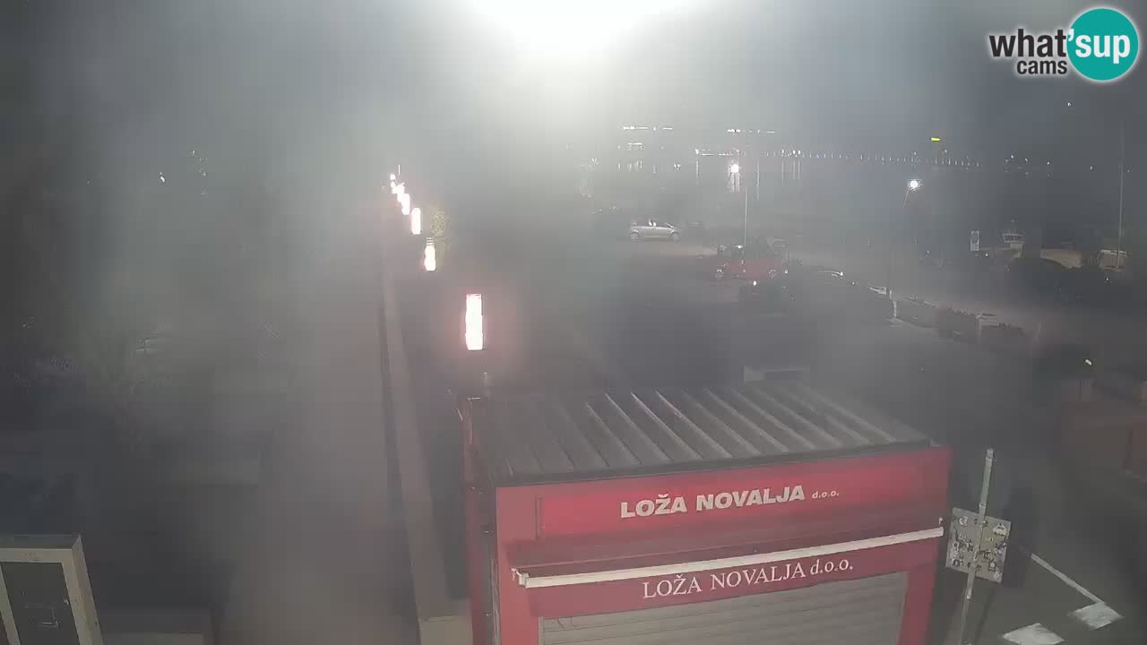Camera en diecto Novalja – Obala Petra Krešimira IV