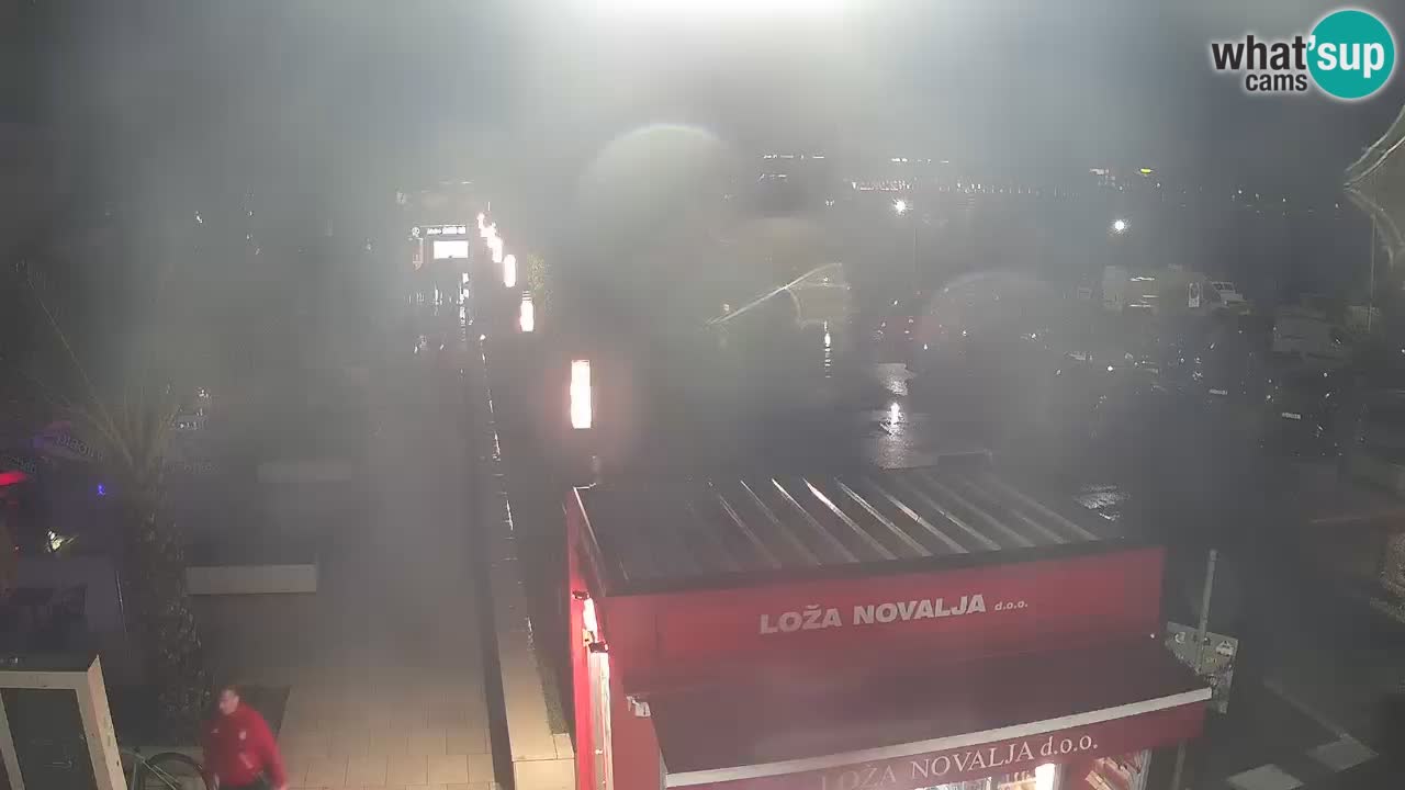 Webcam live Novalja – Obala Petra Krešimira IV